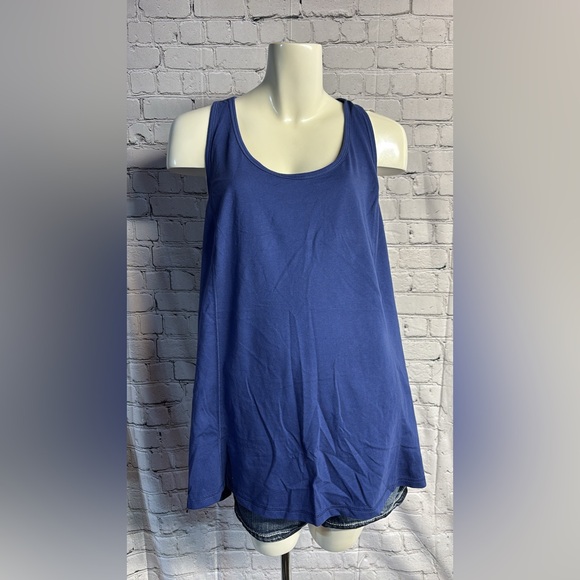 NWT Size 18/20 LIVI Blue Tank Top - Picture 1 of 3